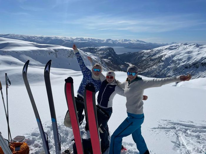 Skidag, tur til Såta på Kvamskogen