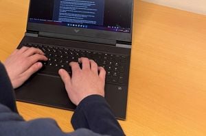 Elev med pc